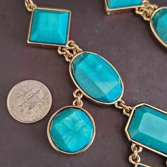 Kate Spade New York Gold-Plated Sardinian Sun Spray Bib Necklace - Picture 5 of 7